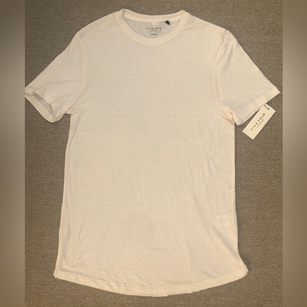 Five Four NWT Men’s Durbridge Off White Crew Neck Tee Size M
